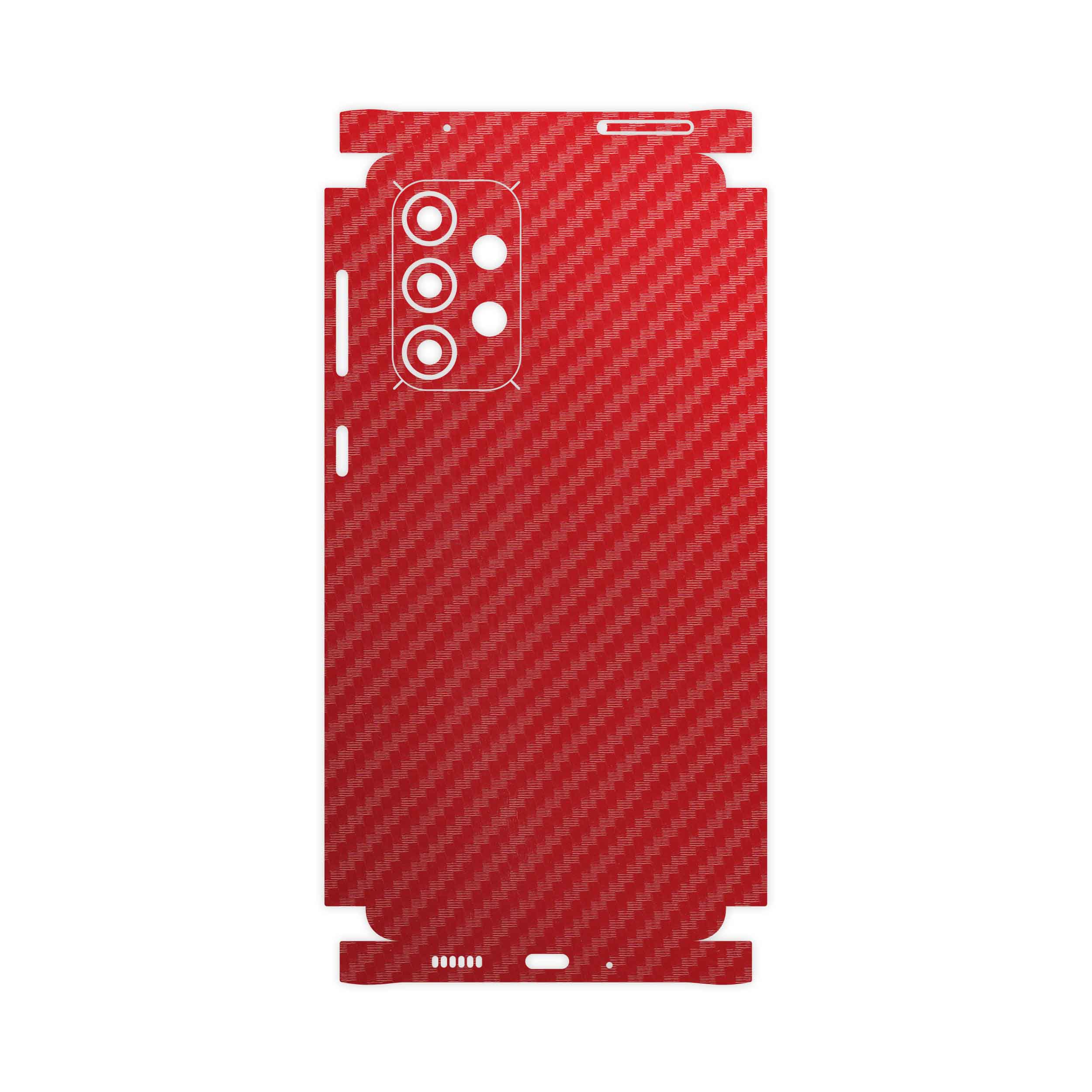 برچسب پوششی ماهوت مدل Red-Fiber-FullSkin مناسب برای گوشی موبایل سامسونگ Galaxy A33 5G