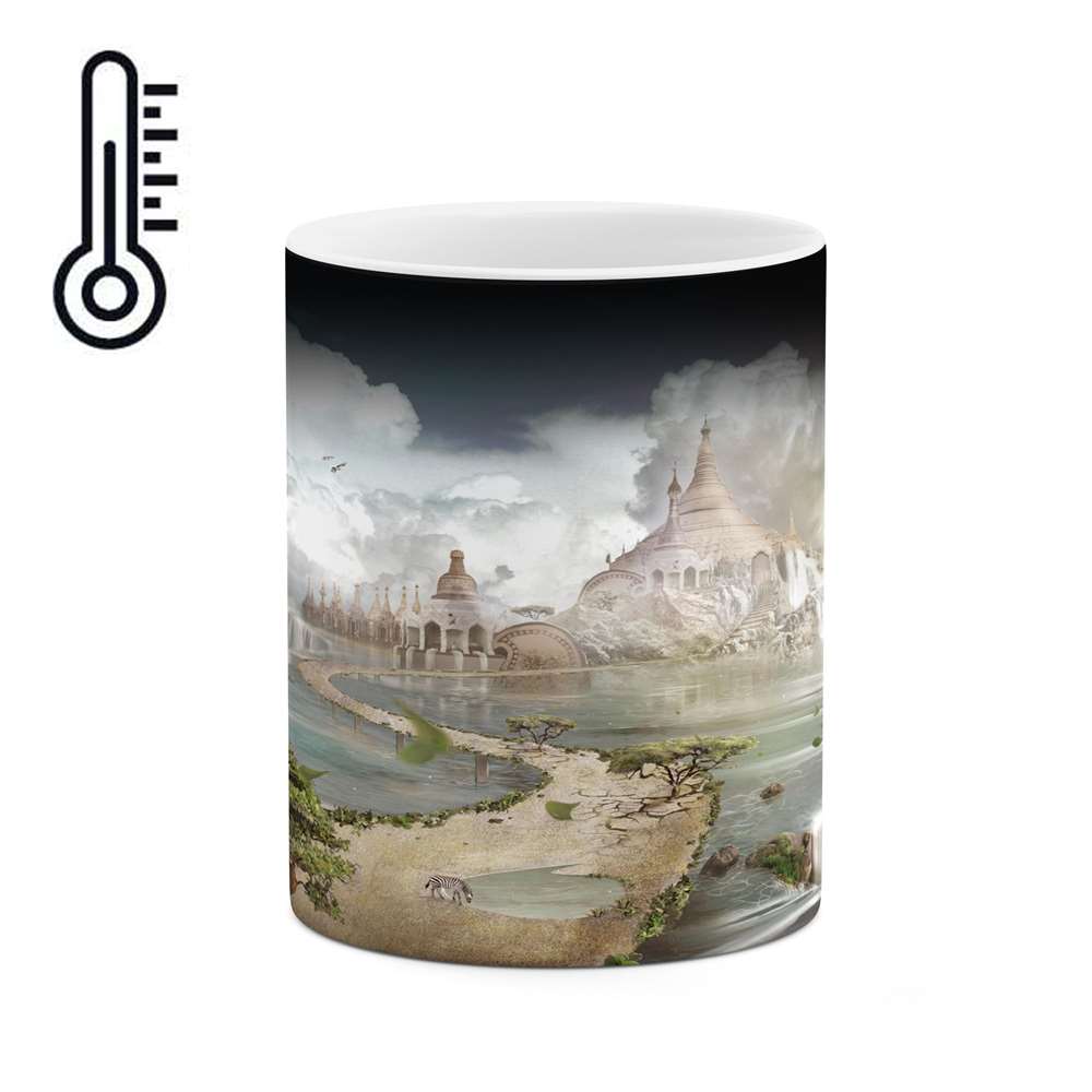 ماگ حرارتی کاکتی طرح انیمه مدل mgh17548