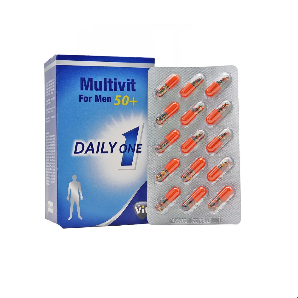 کپسول مولتی ویت آقایان بالای 50 سال استار ویت 60 عددی