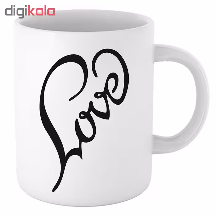 ماگ طرح عشق کد 6598