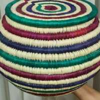 خمره جا برنجی رنگی 25در25 حدود 10 کیلو برنج جا میگیره ارسال رایگان متریال عالی جلوگیری از آفات رنگ کمی کم رنگ تر هست