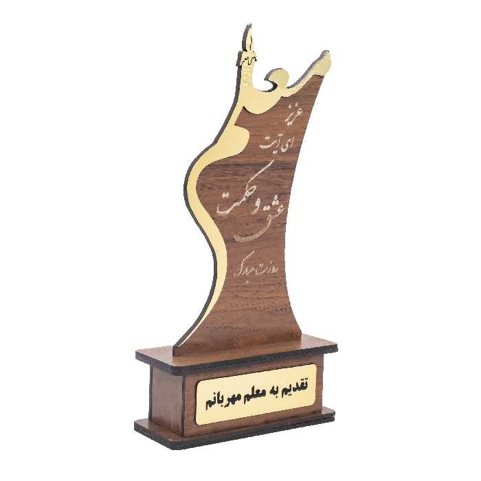 تندیس طرح شمع مدل معلم