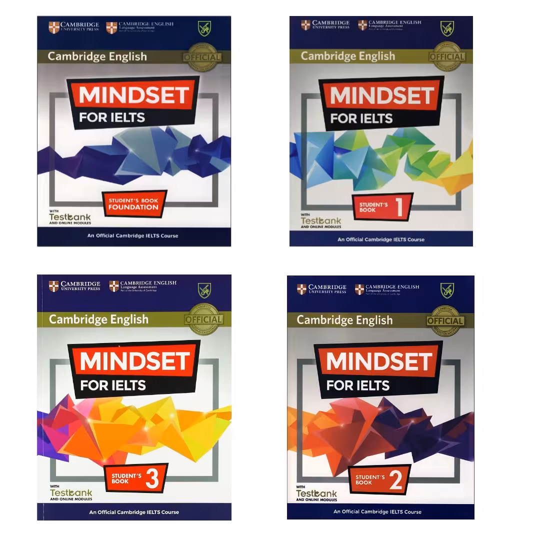 کتاب Cambridge English Mindset For IELTS اثر جمعی از نویسندگان انتشارات جنگل 4 جلدی