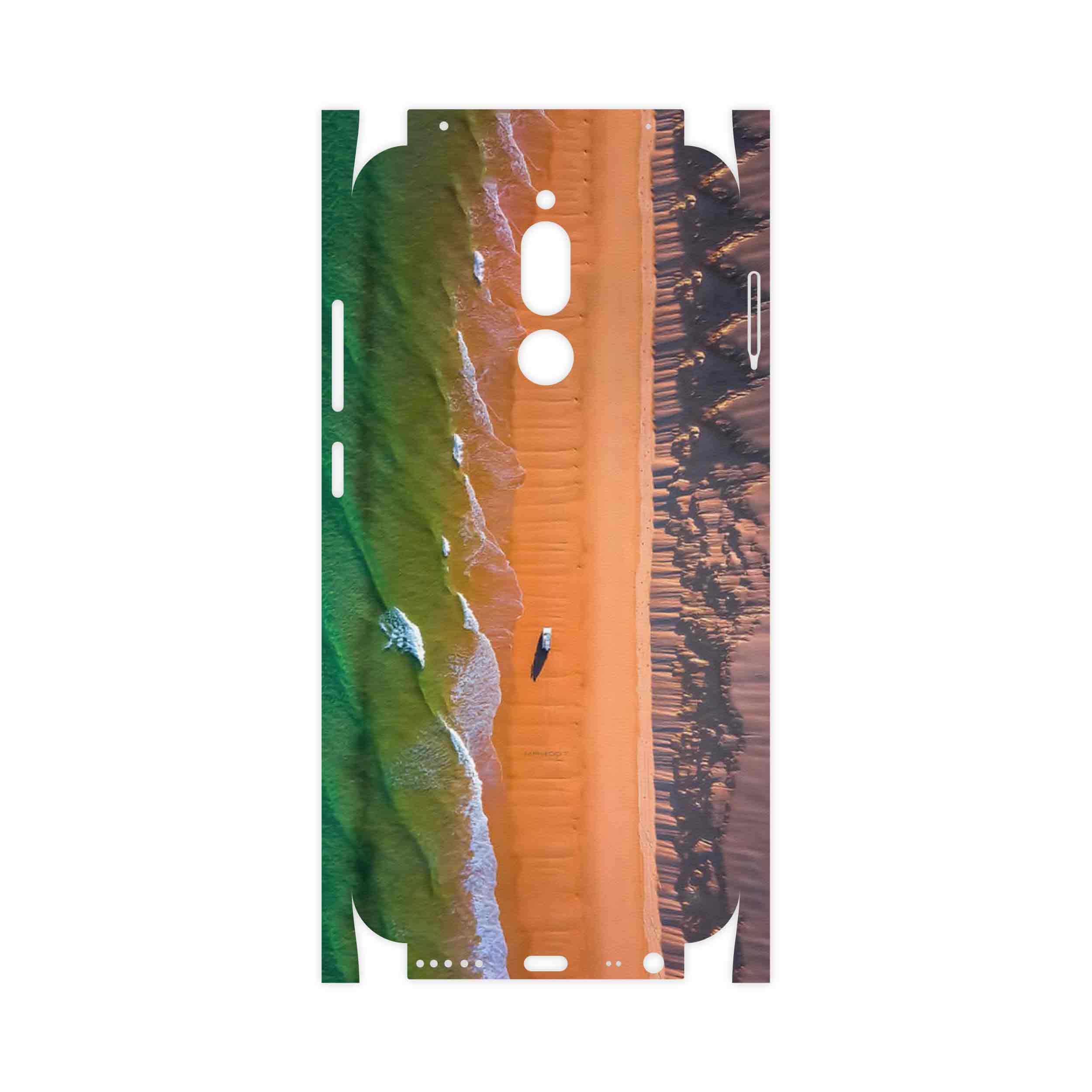 برچسب پوششی ماهوت مدل Beach and Green Sea-FullSkin مناسب برای گوشی موبایل شیائومی Redmi 8