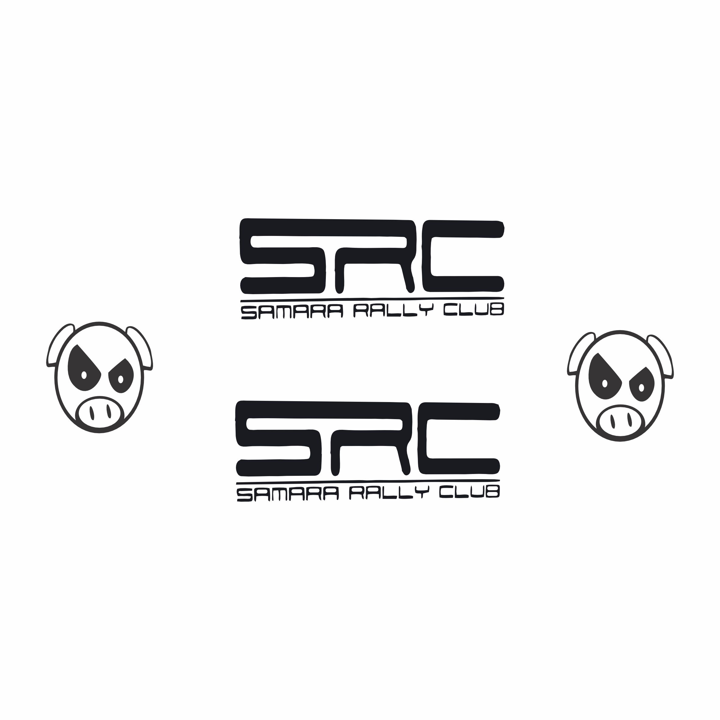 برچسب بدنه خودرو ونگارد طرح SRC  کد SF4 بسته 4 عددی