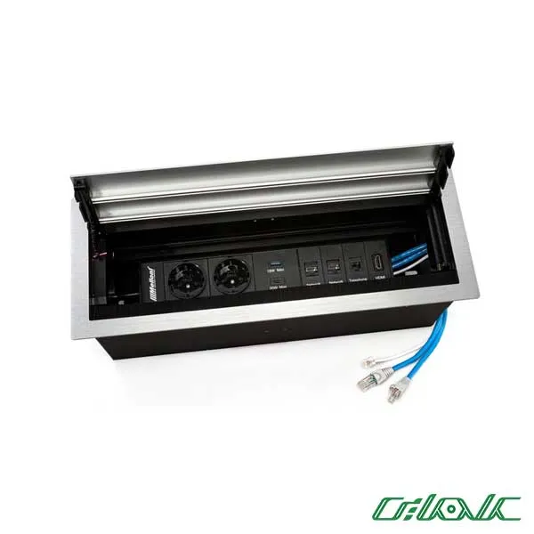 پریز توکار دو طرفه ملونی مدل 10062