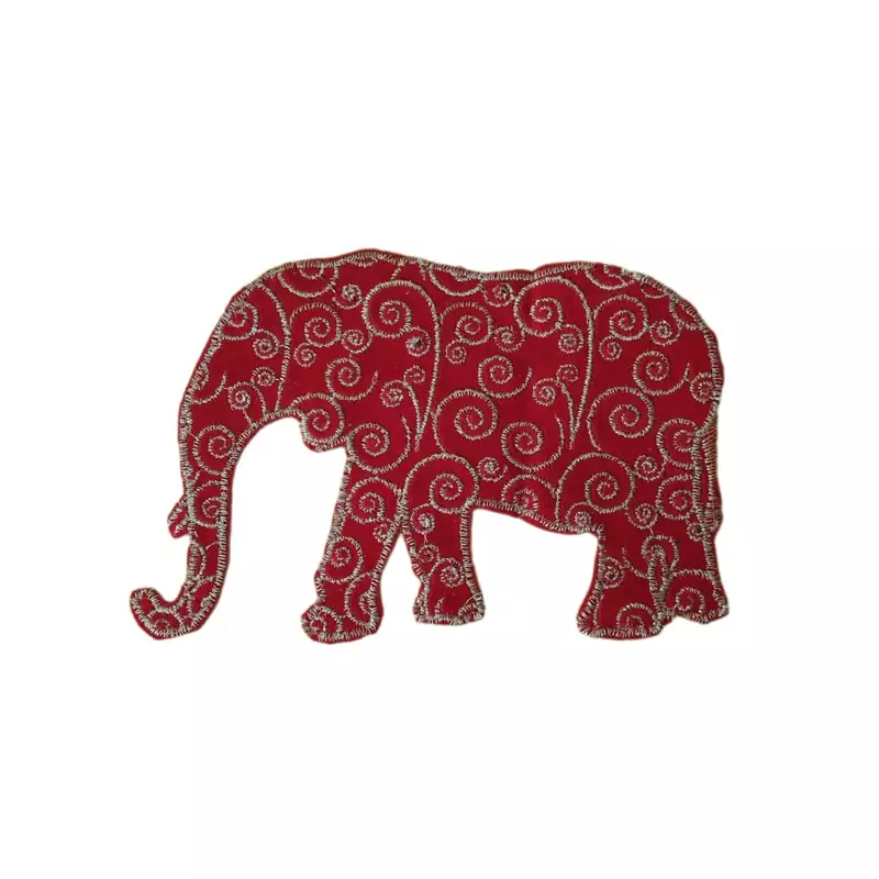 استیکر پارچه و لباس مدل حرارتی طرح فیل سنتی