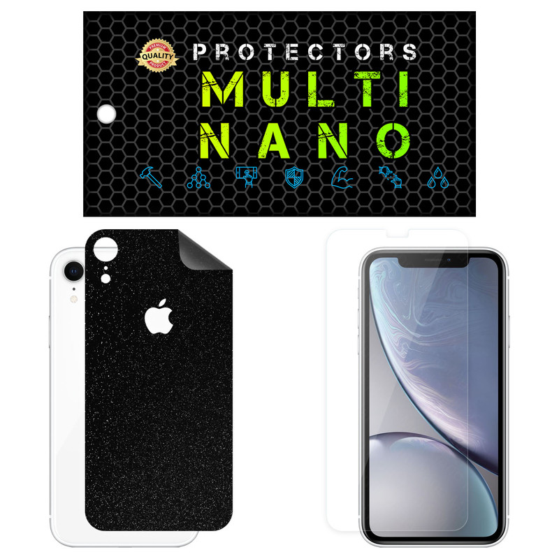 محافظ صفحه نمایش مولتی نانو مدل X-SFG مناسب برای گوشی موبایل اپل iPhone XR به همراه برچسب پوششی | کالا برتری