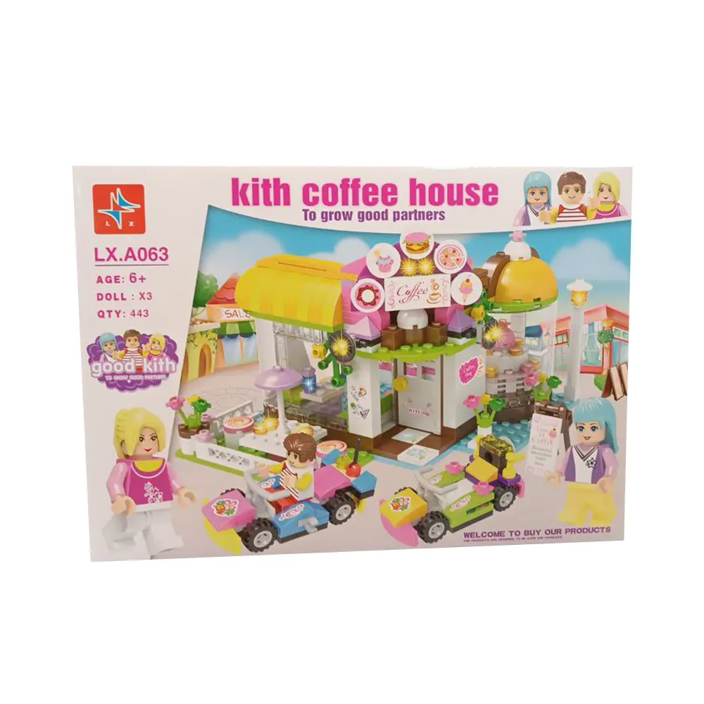ساختنی لگو کافی شاپ مدل ال ایکس LX-A063