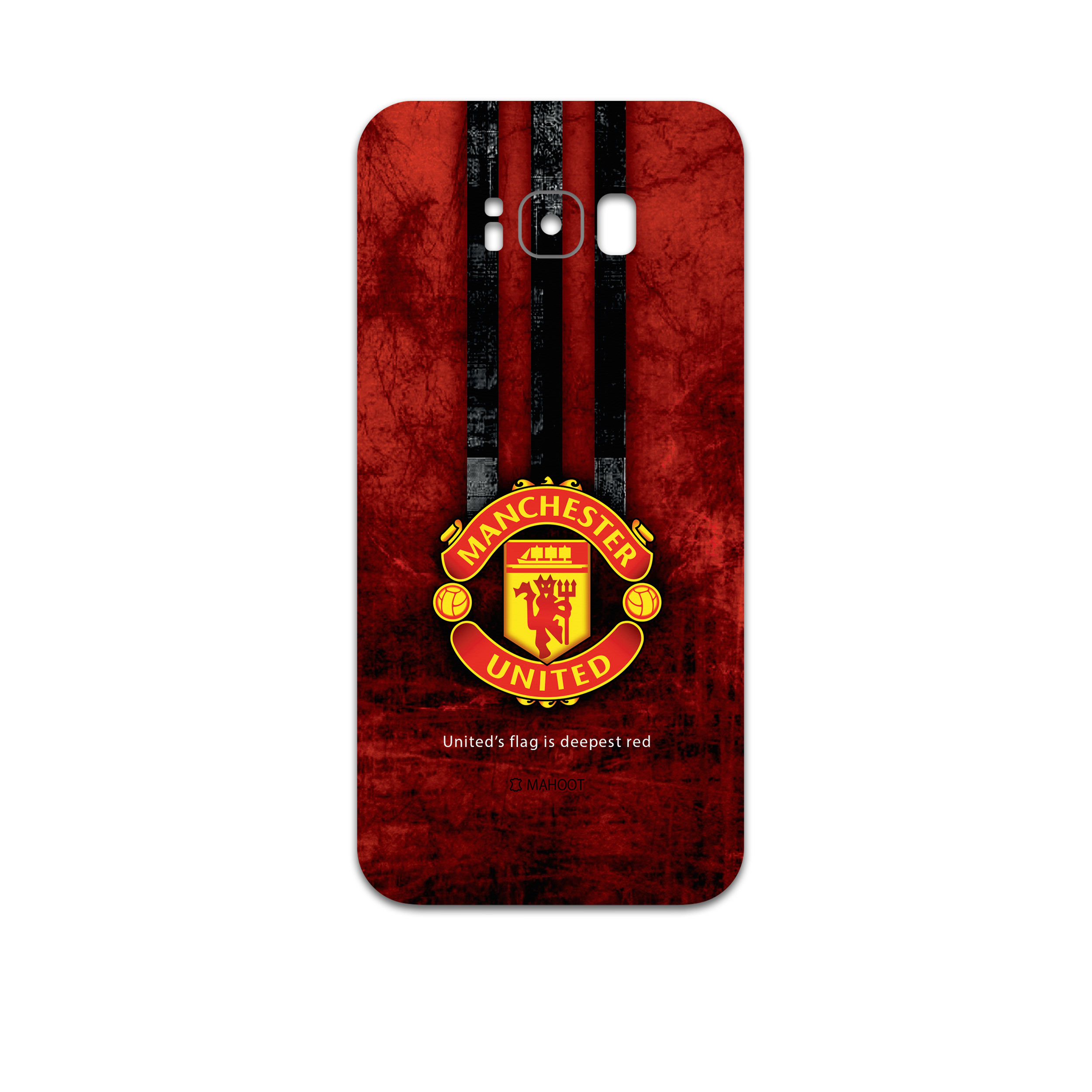 برچسب پوششی ماهوت مدل Manchester-United-FC مناسب برای گوشی موبایل سامسونگ Galaxy S8 Plus