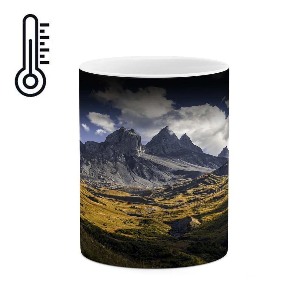 ماگ حرارتی کاکتی طرح منظره مدل mgh16812