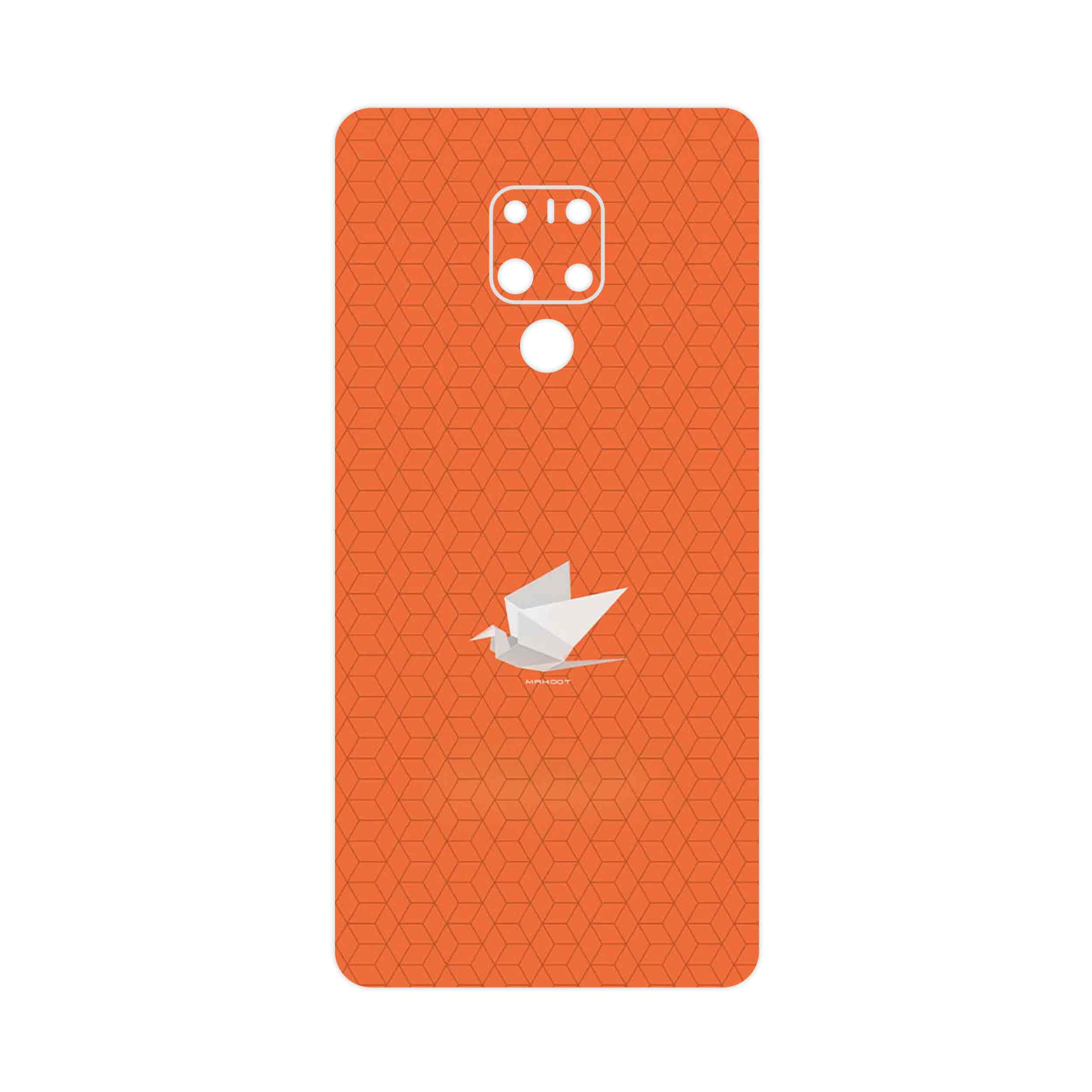 برچسب پوششی ماهوت مدل Minimalist origami bird مناسب برای گوشی موبایل هوآوی Mate 20 X