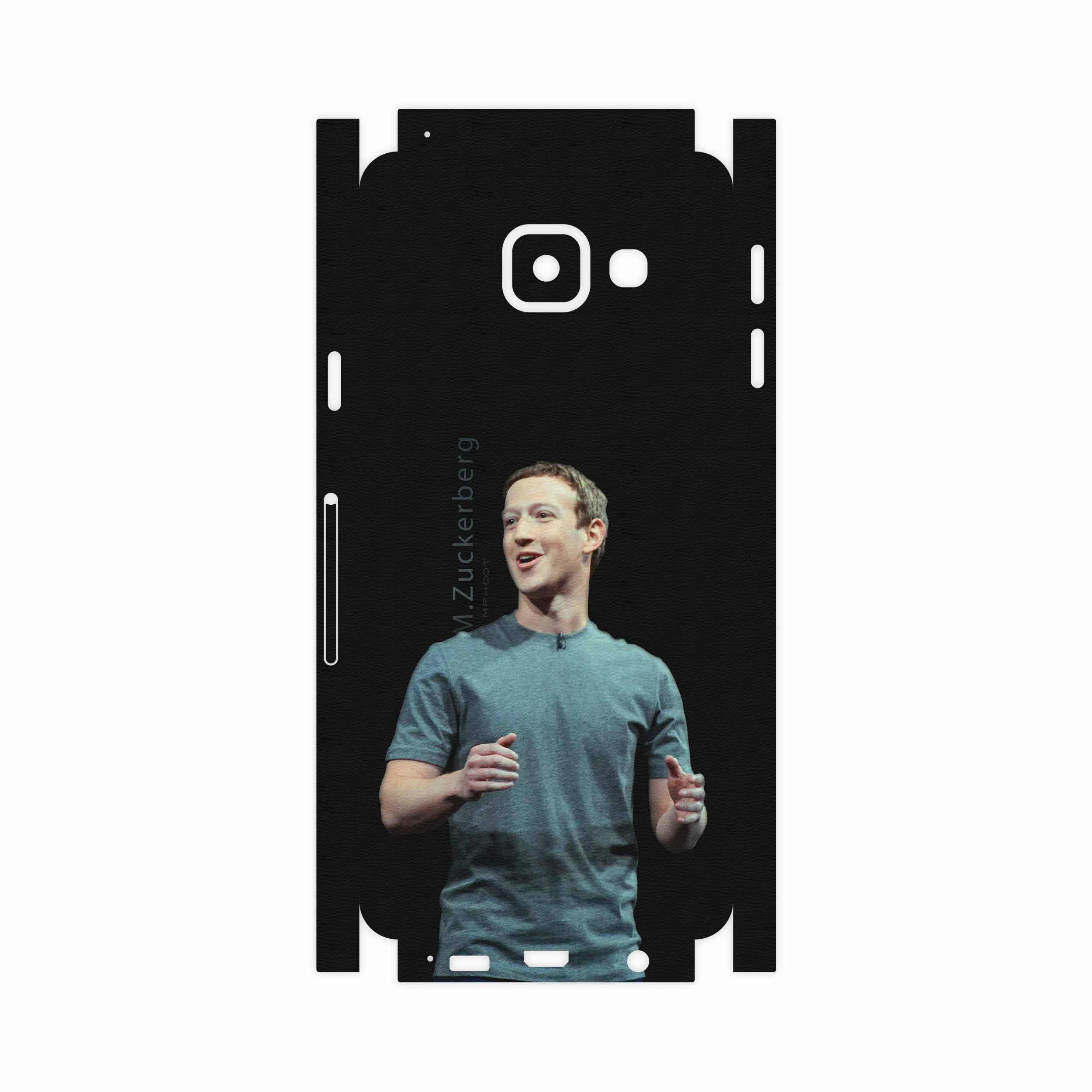 برچسب پوششی ماهوت مدل Mark Zuckerberg-FullSkin مناسب برای گوشی موبایل سامسونگ Galaxy A3 2016