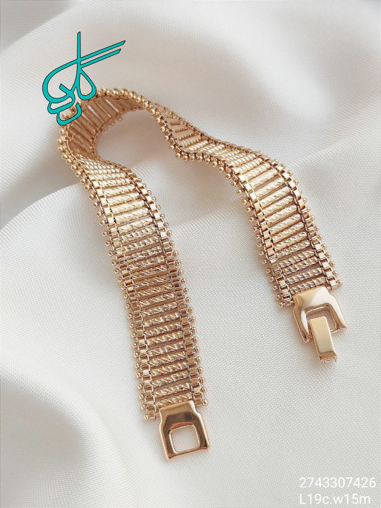 خرید دستبند زنانه مارک ژوپینگ طول 19 سانتی متر و عرض 15 میلیمتر کد 1215419 - ردگل