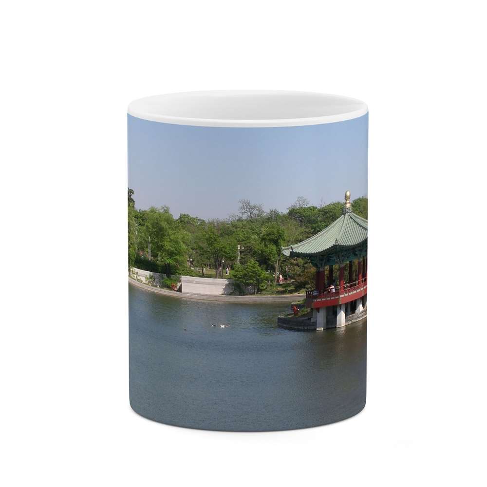 ماگ طرح خانه ساحلی مدل mgs11389