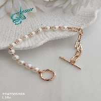 خرید دستبند مرواریدی مارک ژوپینگ قفل تی شکل کیفیت عالی رنگ ثابت کد 1216877 - ردگل