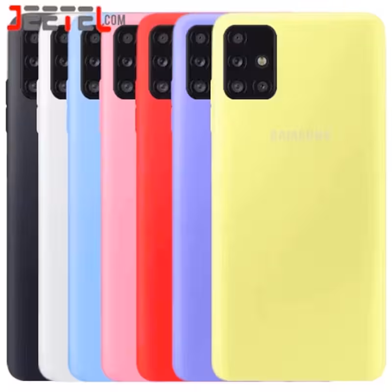 کاور سیلیکونی تک رنگ اورجینال Samsung Galaxy M51 مدل پاک کنی اصل (متریال ویتنام)