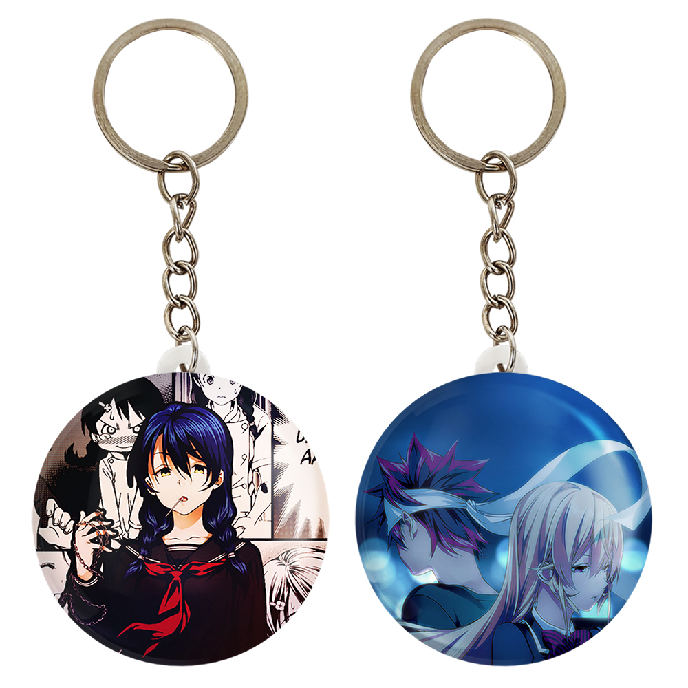 جاکلیدی خندالو مدل ارینا و سوما و مگومی انیمه جنگ غذاها کد 1701917010 مجموعه 2 عددی