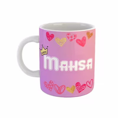 ماگ طرح تک شاخ مدل مهسا
