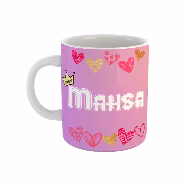 ماگ طرح تک شاخ مدل مهسا