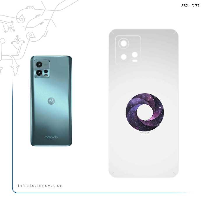 برچسب پوششی ماهوت مدل Minimal Universe Lens مناسب برای گوشی موبایل موتورولا Moto G72