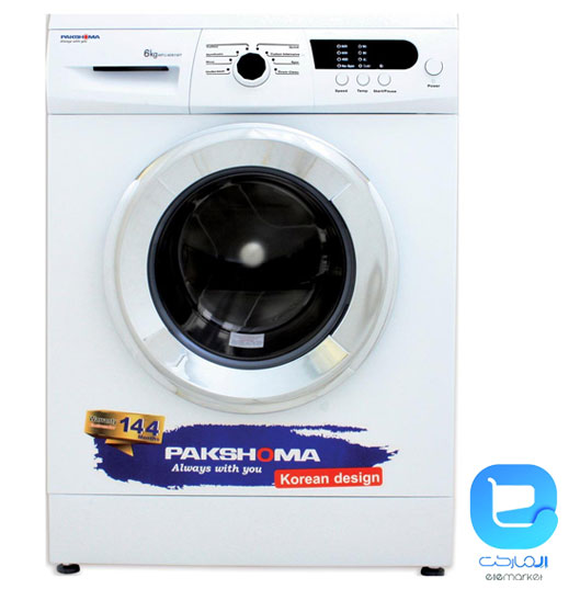 ماشین لباسشویی پاکشوما WFU6081WT