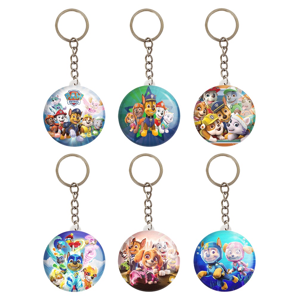 جاکلیدی خندالو مدل سگ های نگهبان کد 312B مجموعه 6 عددی