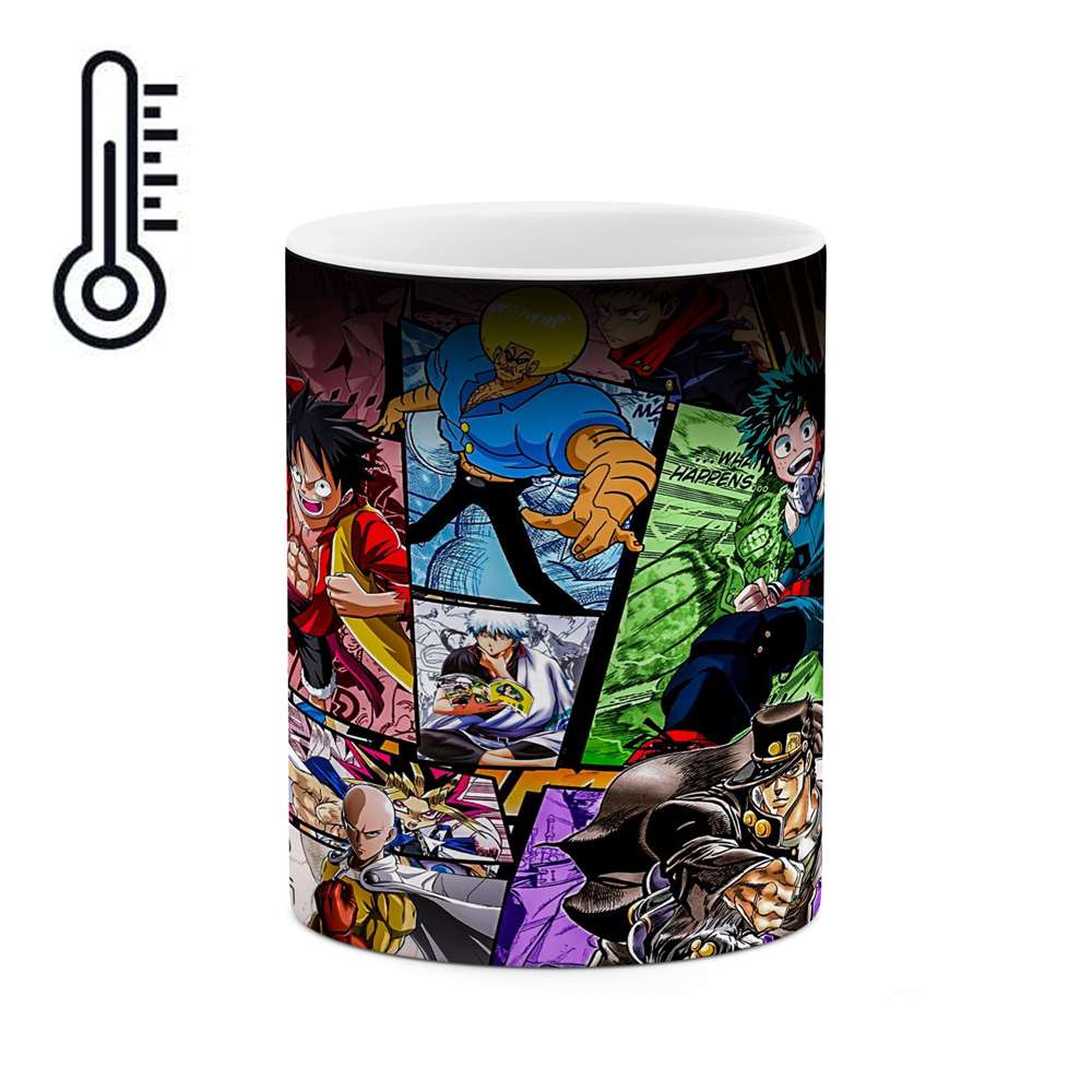 ماگ حرارتی کاکتی طرح انیمه مدل mgh15914