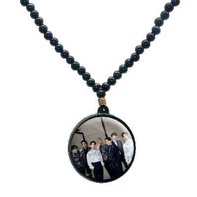 گردنبند پرمانه طرح GOT7 کد pmd.19075مدل دو طرفه 