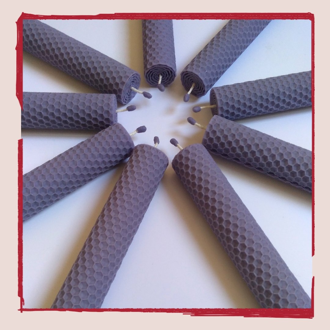 شمع موم عسل ، ارتفاع 18 قطر دو ونیم ، رنگ دلخواه