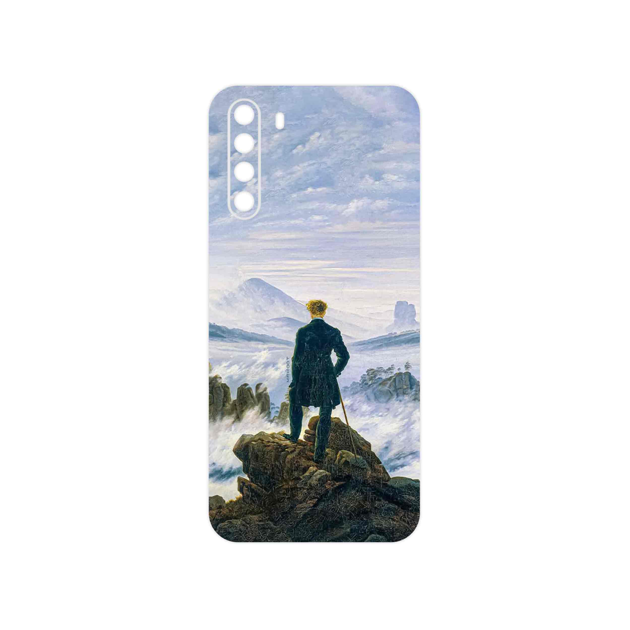 برچسب پوششی ماهوت مدل Wanderer above the Sea of Fog مناسب برای گوشی موبایل جی پلاس X10