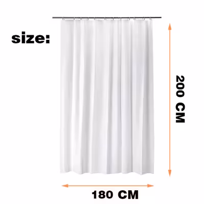 پرده حمام دلفین مدل Ship سایز 180x200 سانتی متر