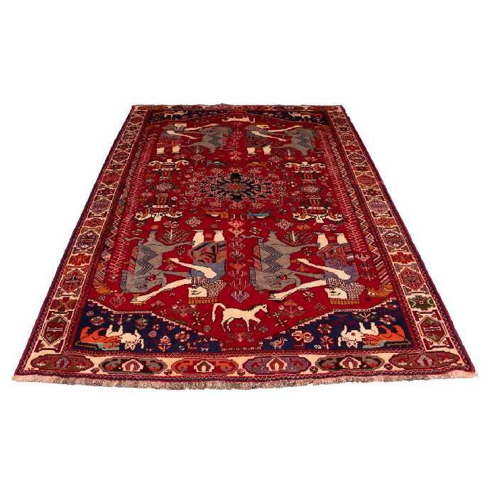 فرش دستباف قدیمی پنج و نیم متری سی پرشیا کد 179123