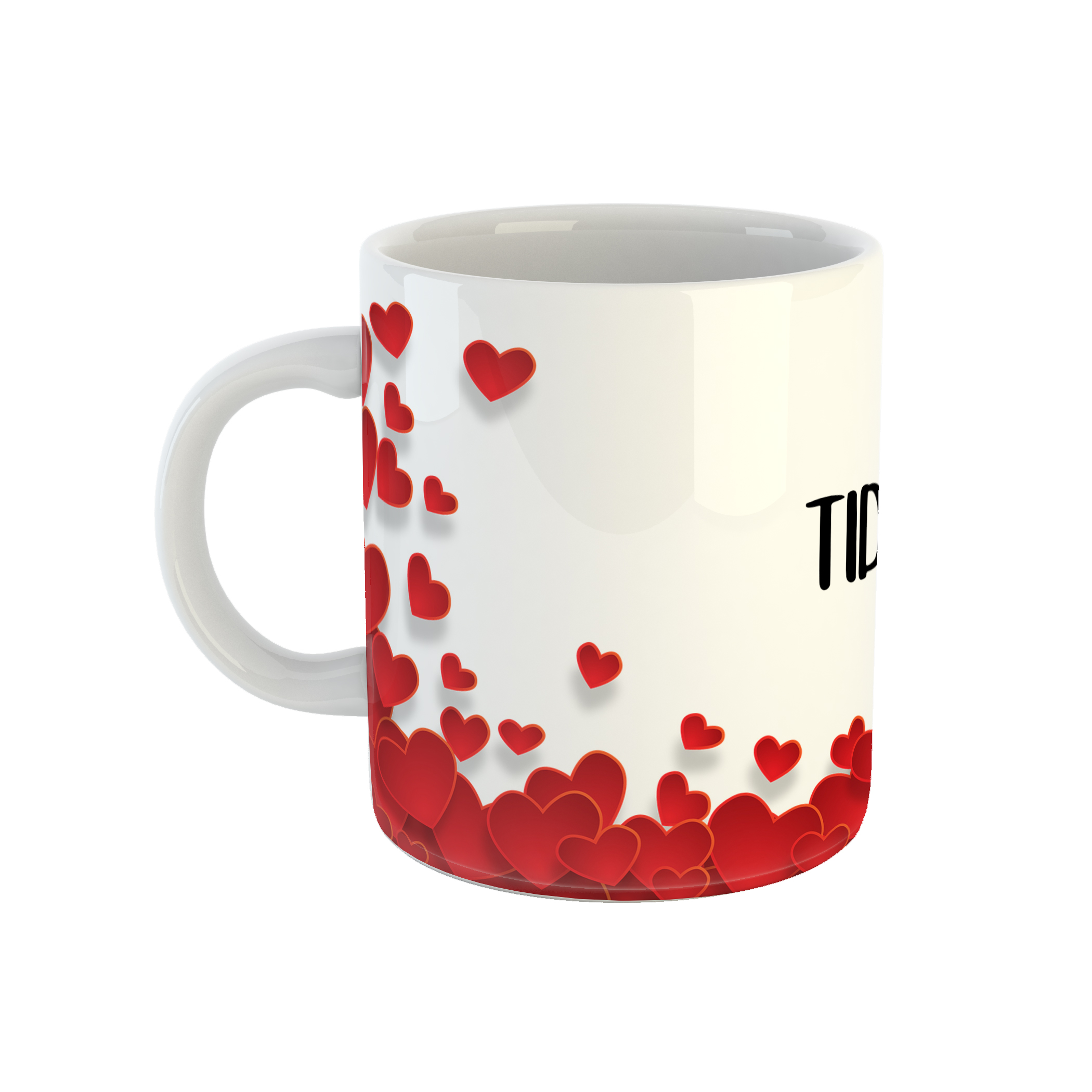 ماگ طرح قلب مدل تیدا