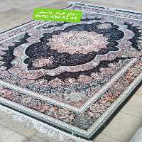 فرش ماشینی طرح آوا رنگ سرمه ای700شانه نخ اکریلیک