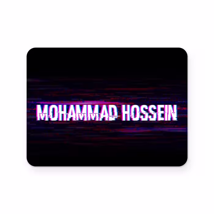 برچسب تاچ پد دسته بازی پلی استیشن 4 ونسونی طرح Mohammad Hossein