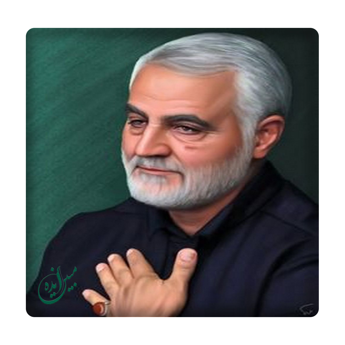 کاشی مبین ایده مدل حاج قاسم سلیمانی km10 کد 837