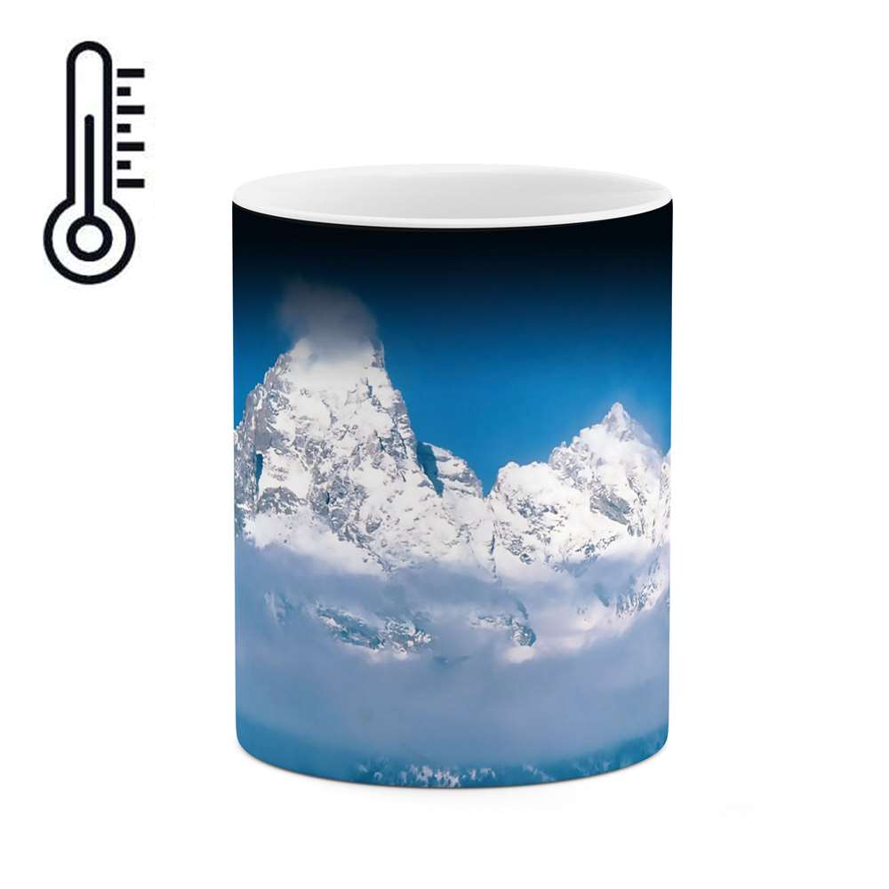 ماگ حرارتی طرح کوهستان برفی مدل mgh05218