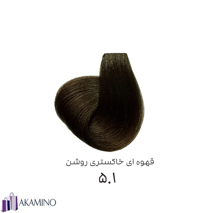 رنگ مو DF قهوه ای خاکستری روشن شماره 51