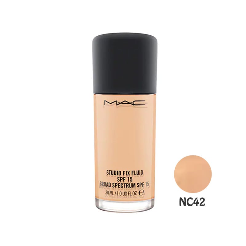 مشخصات، قیمت و خرید کرم پودر فلوئید استودیو فیکس مک شماره NC42 - فروشگاه میرکمالی