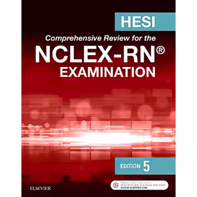 کتاب HESI Comprehensive Review for the NCLEX-RN Examination اثر HESI انتشارات Elsevier