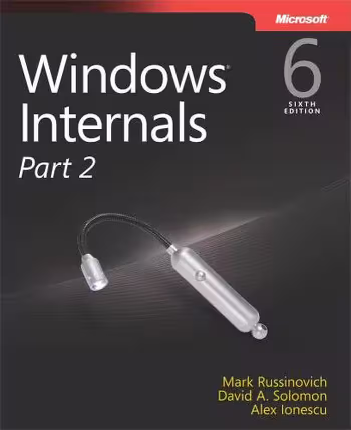 خرید و دانلود نسخه کامل کتاب Windows Internals, Part 2: Covering Windows Server® 2008 R2 and Windows 7