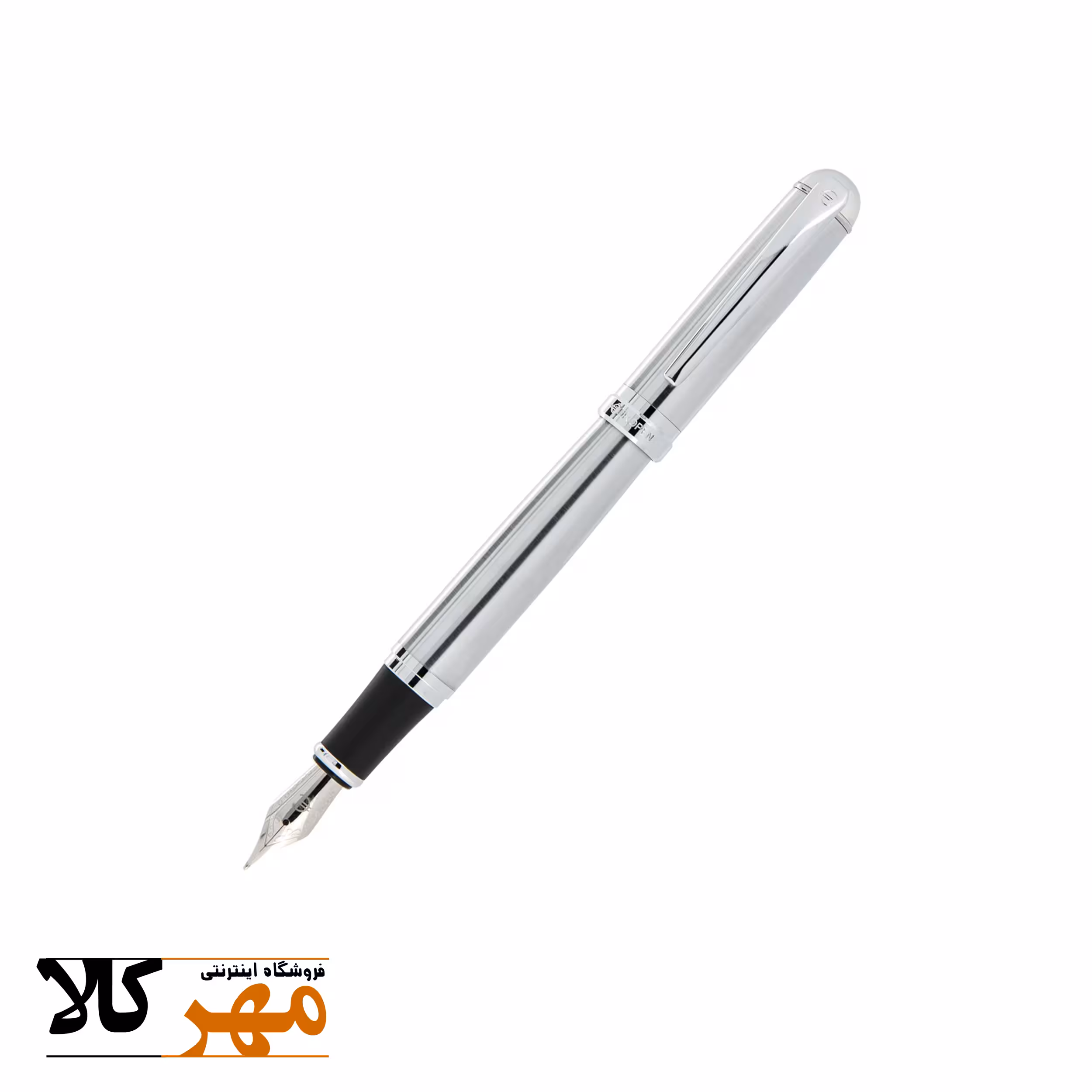 قلم تک خودنویس رنگ استیل EUROPEN مدل BULLET