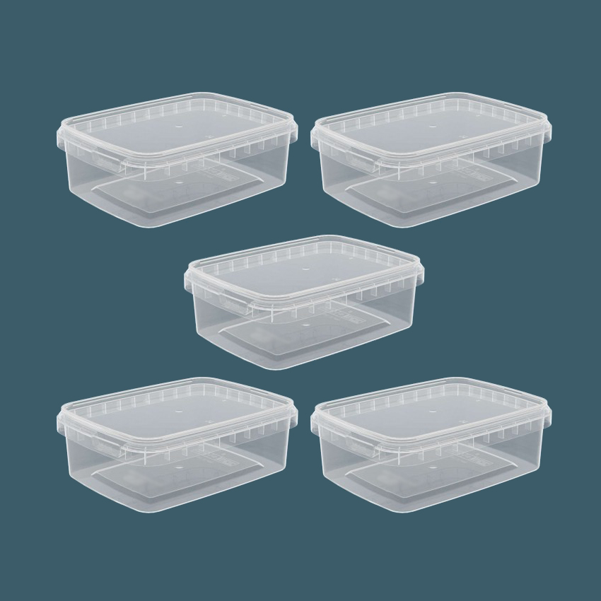 ظرف نگهدارنده مدل microwave 400cc بسته 5 عددی