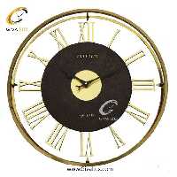 ساعت دیواری اورجینال آرتمیس آلیاژ فلزی طلایی| کد رفرنس 21118، مدل: 30230Gold