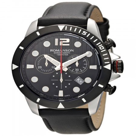 ساعت مچی رومانسون مردانه مدل AL3203HM1DA32W-BK