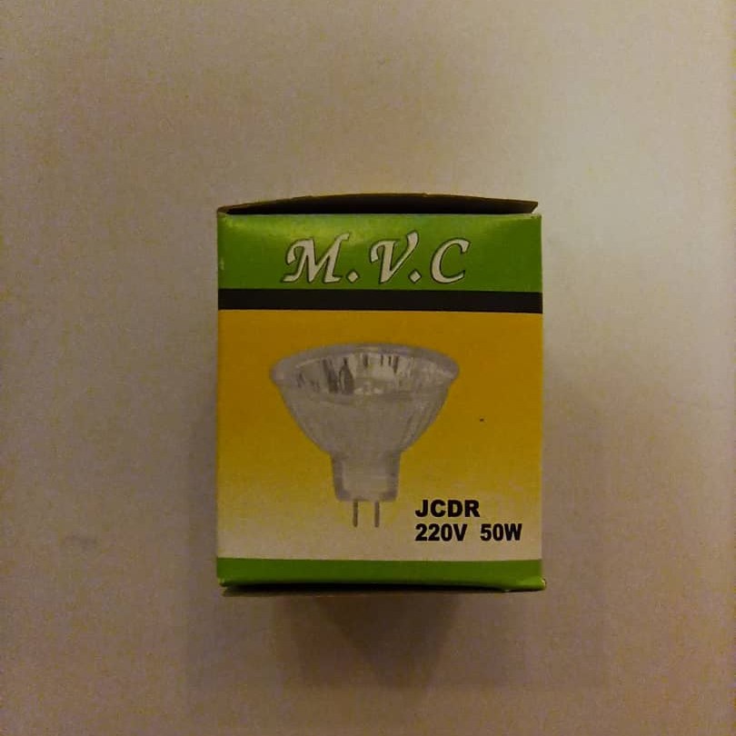 لامپ هالوژن 50 وات سوزنی رنگ سبز 