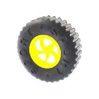 چرخ ربات 5.5 سانتی متری طرح SPORT