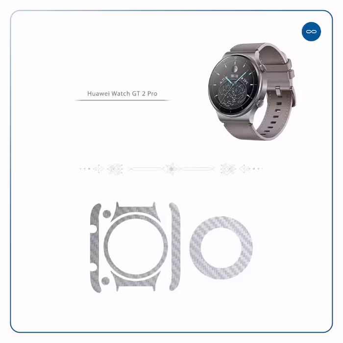 برچسب ماهوت طرح Steel Fiber مناسب برای ساعت هوشمند هوآوی Watch GT 2 Pro