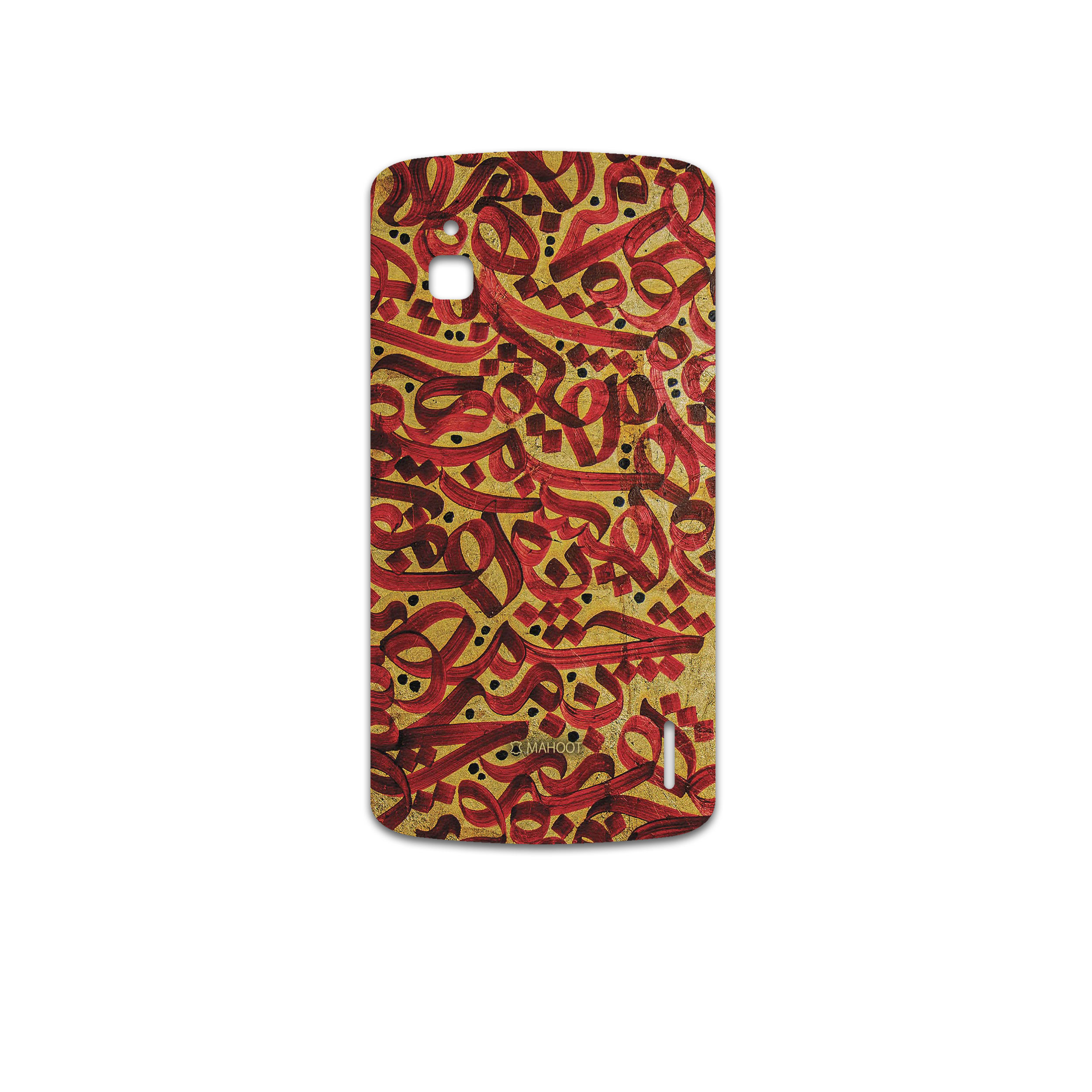 برچسب پوششی ماهوت مدل Nastaliq-6 مناسب برای گوشی موبایل گوگل Nexus 4 E